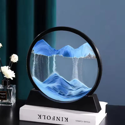Sablier en mouvement 3D
