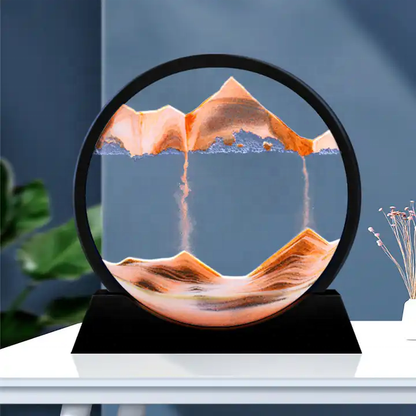 Sablier en mouvement 3D